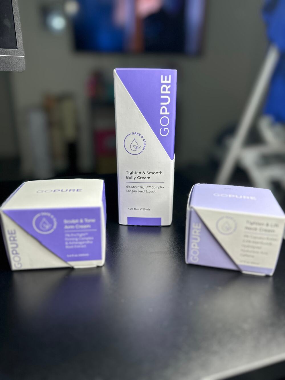 goPure Body Confidence Set - Neck, Arm & Belly Tighten, lift and smooth Cream